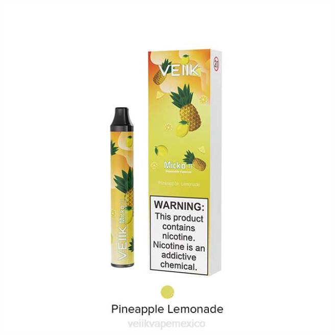 N882W27 - VEIIK vape price - VEIIK Micko Pie vaporizador desechable 600 inhalaciones limonada de piña