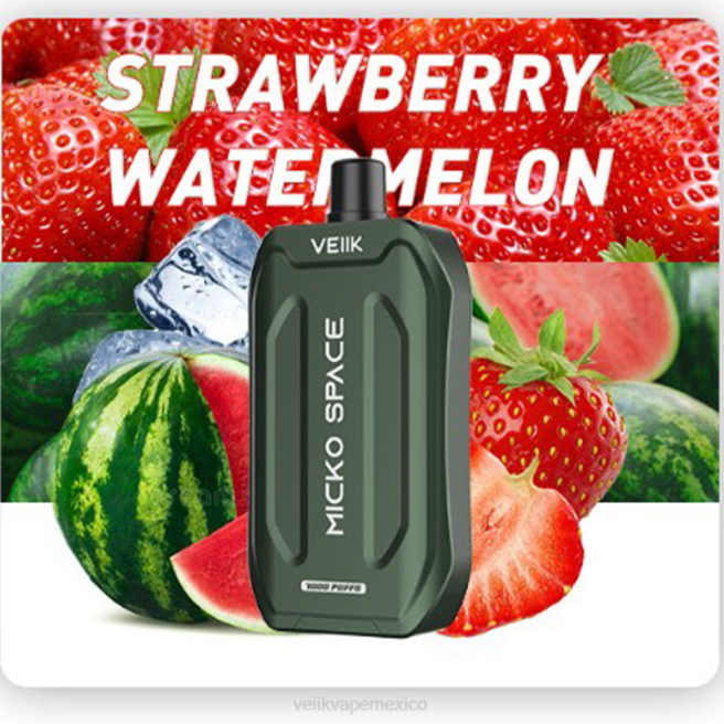 N882W33 - VEIIK vape Mexico - VEIIK Micko Space vape desechable 7000 inhalaciones sandia fresa