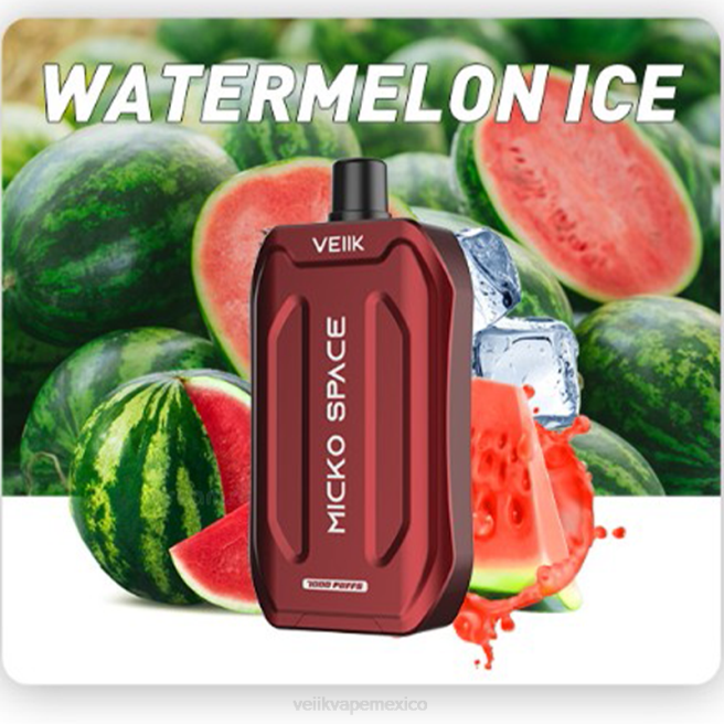 N882W39 - VEIIK airo pod - VEIIK Micko Space vape desechable 7000 inhalaciones hielo de sandia