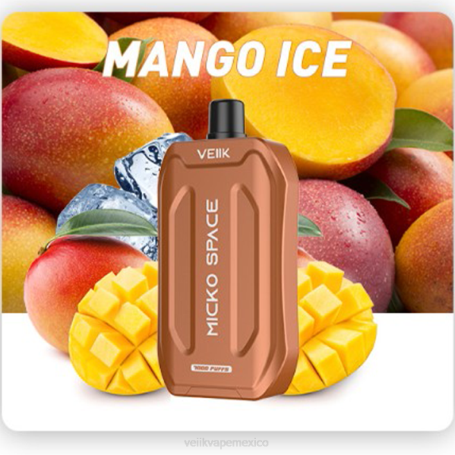 N882W40 - VEIIK pod Mexico - VEIIK Micko Space vape desechable 7000 inhalaciones hielo de mango