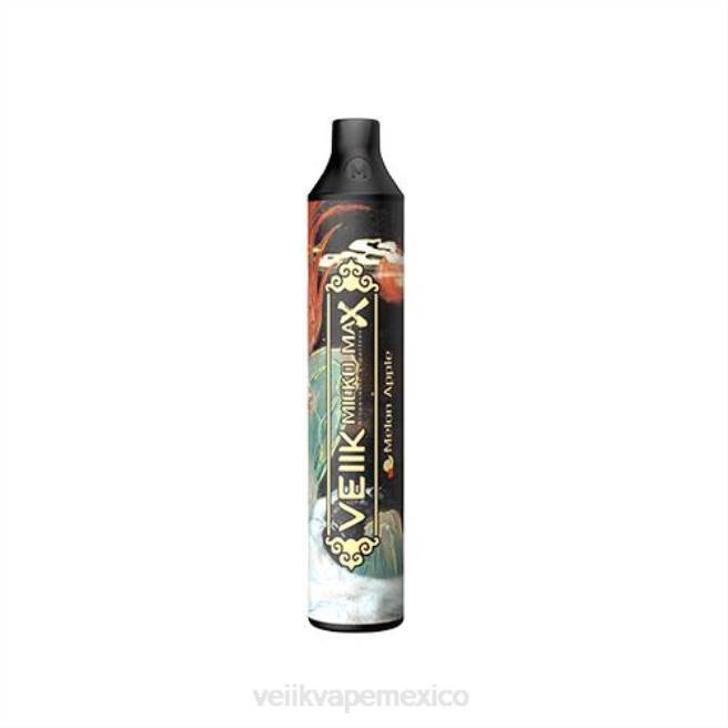 N882W47 - VEIIK vape price - VEIIK Micko MAX vaporizador desechable 1500 inhalaciones melón manzana